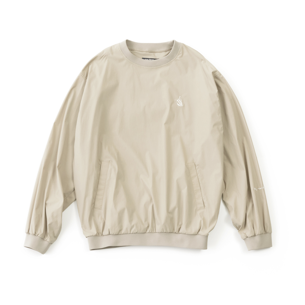 WOVEN SPAN PULLOVER 320 L.BEIGE
